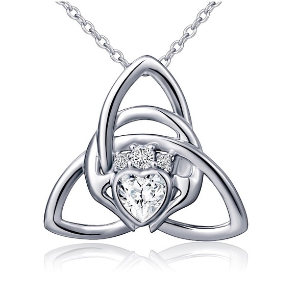 Jewelry - 925 Sterling Silver Irish ☘️ Celtic Pendant &Chain